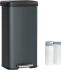 SONGMICS Kitchen Trash Can, 18-Gallon Stainless Steel Garbage Can, by SONGMICSbySONGMICSHOME
