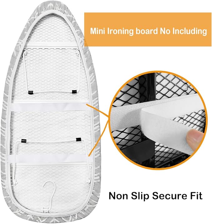 12 x 32 Tabletop Ironing Board Cover and Premium Heavy Duty 4 Layer Pad Extra - Image 4