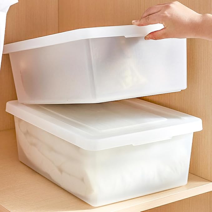 15 Quart Stackable Plastic Storage Bins - Image 7