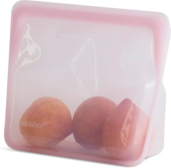 Stasher Premium Silicone Reusable Food Storage Stand-Up Mid Bag, Sous Vide by Stasher
