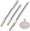 Extended Spin Mop Replacement Mop Handle, Upgraded 60-inch 360 Degrees Rotating by Midremer