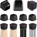 Ezprotekt 24 Pcs Black Square Chair Leg Floor Protectors by VisittheEzprotekt