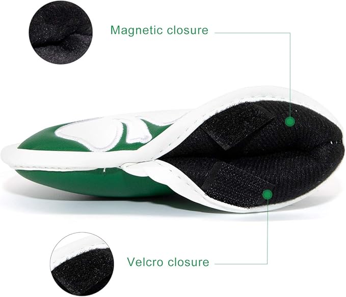 Lucky Clover Golf Iron Club Head Covers Headcovers Set, Designed to fit All - Image 5