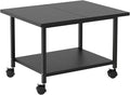 Printer Stand with Storage Under Desk Shelf, Desktop Printer Stand Organizer by SwaaVee-BeautyandYouOwnIt