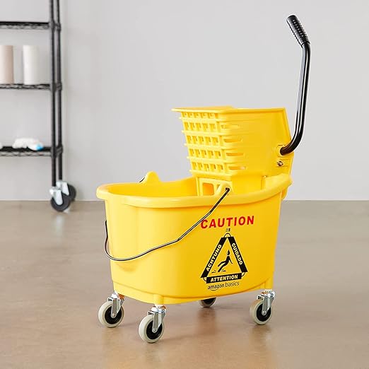 Amazon Basics Side Press Wringer Combo Commercial Floor Cleaning Rectangular - Image 7