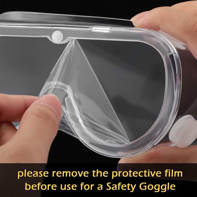 Yunsailing Protective Safety Goggles Lab Over Glasses Clear Anti Fog Eye - Image 4