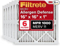 Filtrete 16x16x1 AC Furnace Air Filter, MERV 11, MPR 1000, Micro Allergen by Filtrete