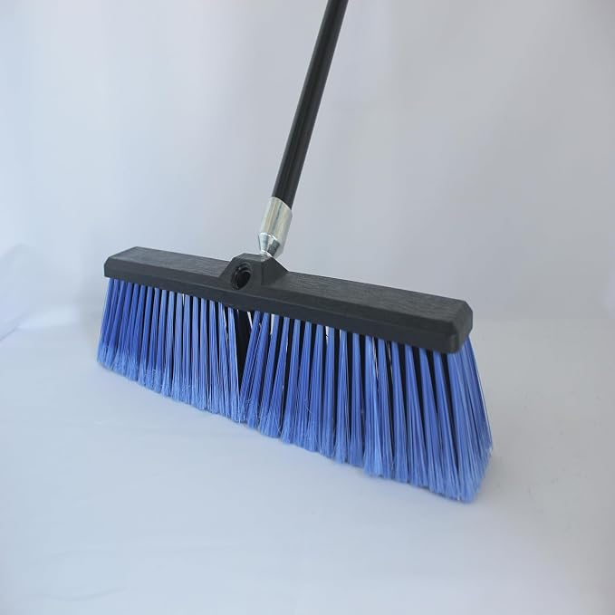 2PCS Push Broom Head Outdoor Large Stiff Bristle Broom Head - Image 5