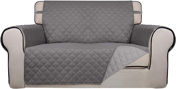 PureFit Reversible Quilted Sofa Cover, Water Resistant Medium Slipcover by PureFit
