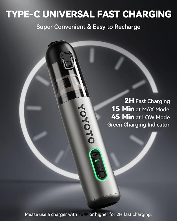 Car Vacuum, Handheld Vacuum Cordless - Image 4