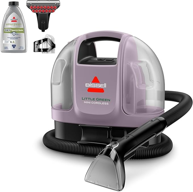 BISSELL Little Green Mini Cordless Portable Carpet and Upholstery Deep Cleaner by BISSELL