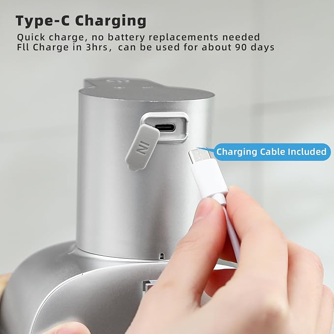 Automatic Liquid Soap Dispenser, 17oz/500ml Touchless Rechargeable - Image 7
