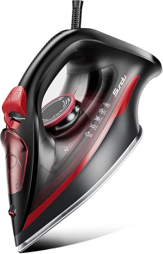 Burst steam Iron for Clothes, Automatic Shutoff, Light Weight, 1500W Iron by Sundu