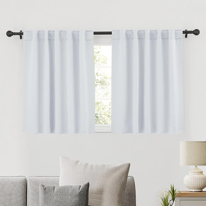 RYB HOME Small Window Curtains Blackout, Privacy Thermal Insulating Drapes by RYBHOME