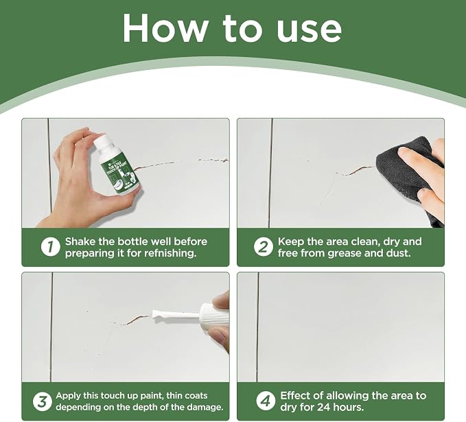 Universal Gloss White Touch Up Paint - Image 4