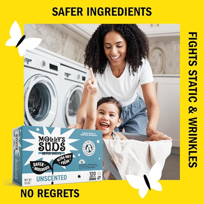 Molly's Suds Fabric Softener Dryer Sheets - Image 6