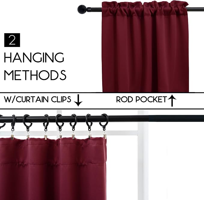 Pickluc Rod Pocket Tier Curtain - Image 3