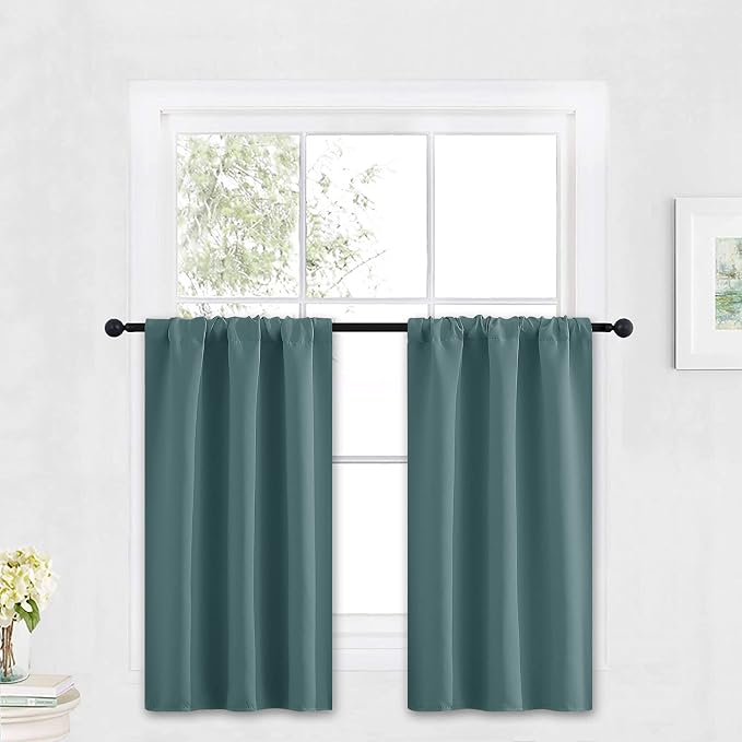 RYB HOME Small Curtains Blackout by RYBHOME