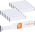Lifewit 12 Pack Kitchen Drawer Dividers 2.36" High, Plastic Expandable by Lifewit
