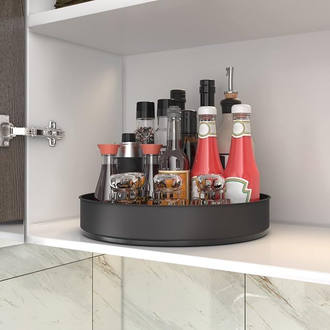 VAEHOLD Lazy Susan Stainless Steel Spice Rack Turntable - Image 3