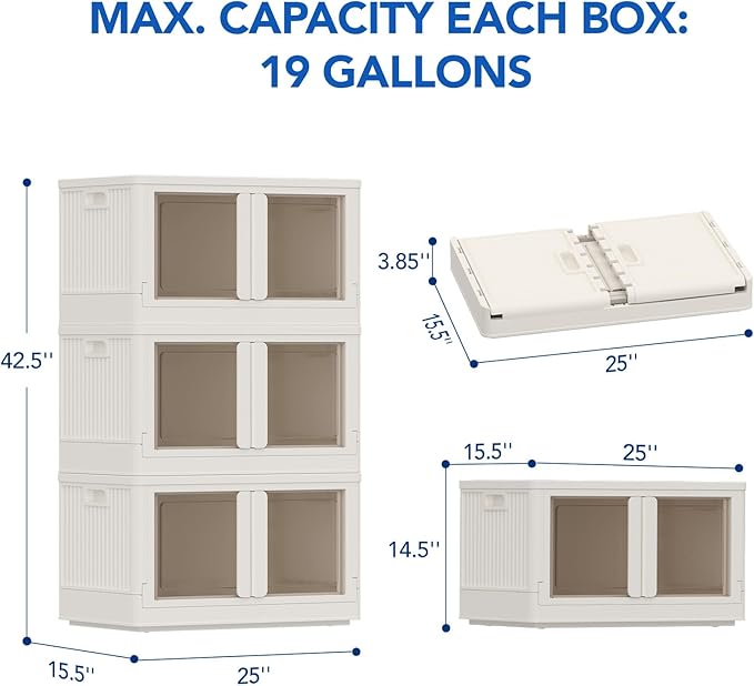 FLEXIMOUNTS 228 QT Stackable Storage Bins - Image 8