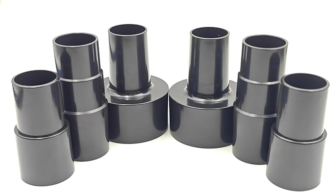 Plastic Hose Connector Reducer Attachments Fits Vacuum Cleaner， 1-3/8" to 1-1/4" - Image 4