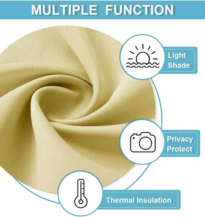 RYB HOME Bathroom Window Curtains - Image 5