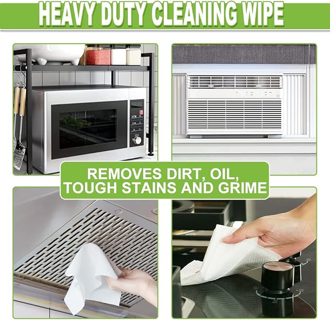 Air Jungles All Purpose Car and Home Cleaning Wipes 70 Count, Extra Large 8" x - Image 3