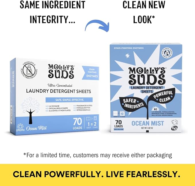 Molly’s Suds Laundry Detergent Sheets | Gentle on Sensitive Skin, Powerful - Image 2