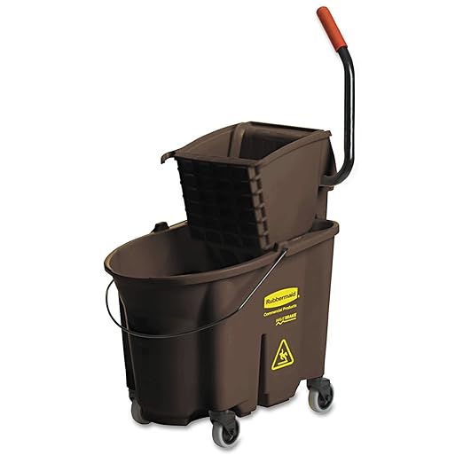 Rubbermaid Commercial Products WaveBrake 35 QT Side-Press Mop Bucket and by RubbermaidCommercialProducts