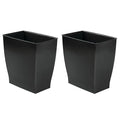 iDesign Small Rectangular Bathroom Trash Cans by iDesign