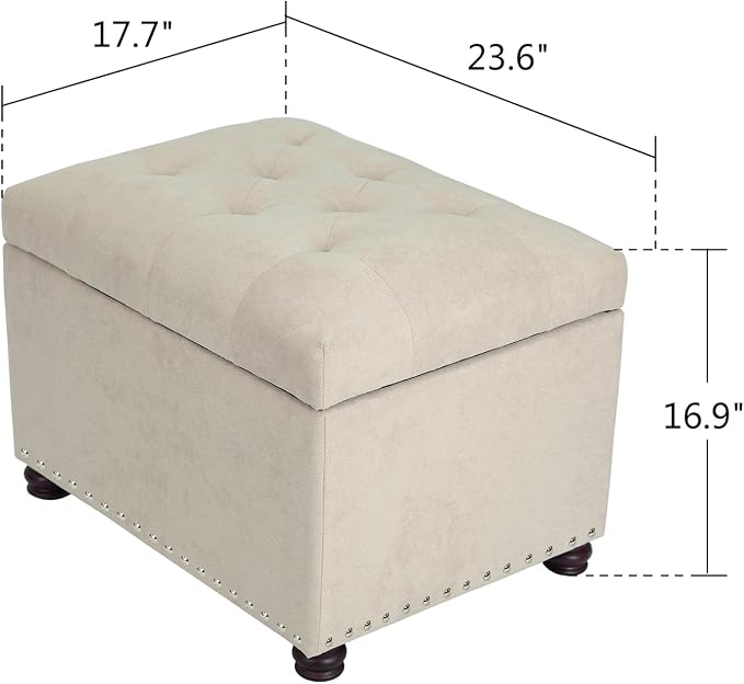Joveco Storage Ottoman - Image 3