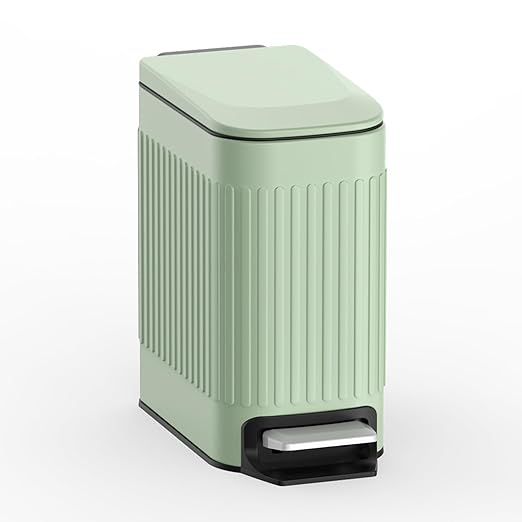 TrashAid Slim Bathroom Trash Can by TrashAid