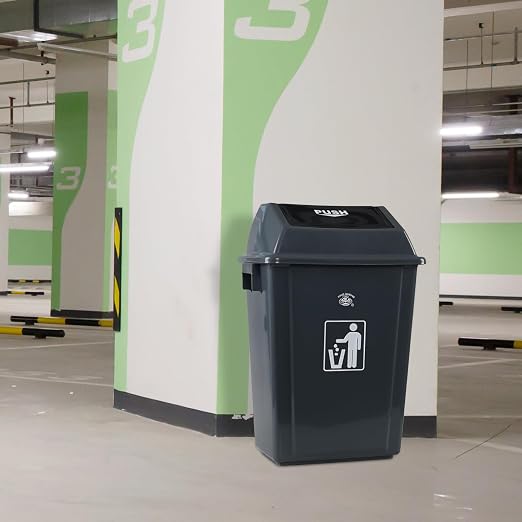 18 Gallon Tall Plastic Trash Can - Image 6