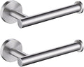 TASTOS Toilet Paper Holder SUS304 Stainless Steel Round Size Brushed Nickel 2 by TASTOS