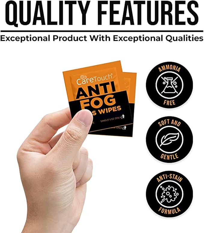 Care Touch Anti-Fog Wipes for Glasses - Image 2