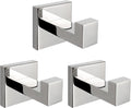 NearMoon Bath Towel Hooks -SUS304 Stainless Steel Square Clothes Robe Hooks by NearMoon