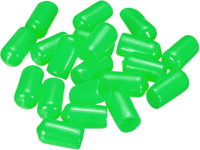 uxcell 20pcs Rubber End Caps 10mm ID Vinyl PVC Round Tube Bolt Cap Cover Screw - Image 4