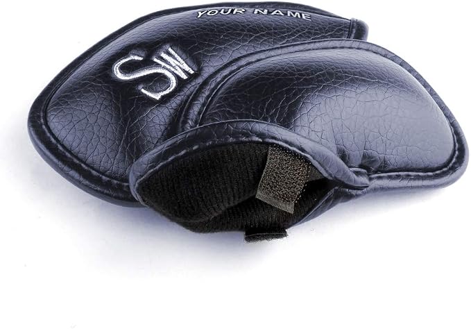 CRAFTSMAN GOLF 12pcs or 1pc Thick Synthetic Leather Golf Iron Head Covers Set - Image 3