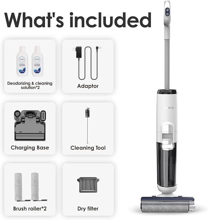 Tineco iFLOOR 5 Breeze Complete Wet Dry Vacuum Cordless Floor Washer, One-Step - Image 9