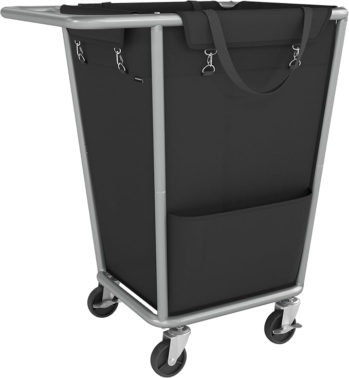 SONGMICS Laundry Basket with Wheels, 34.3 Gallons Rolling Laundry Hamper with by SONGMICSbySONGMICSHOME