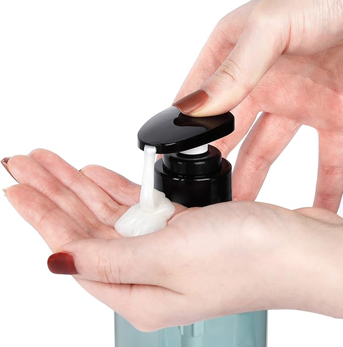 Segbeauty Shampoo Bottles with Pump, 16oz Empty Refillable Shower Bottle - Image 2
