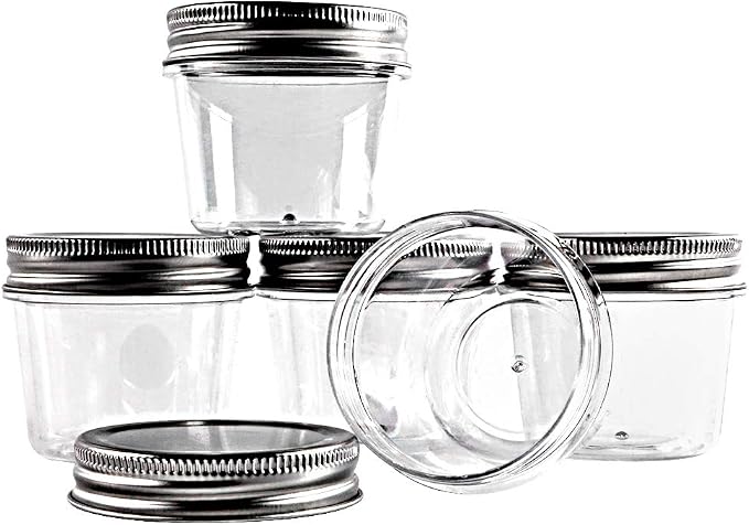 novelinks 4 oz Clear Plastic Jars - Image 3