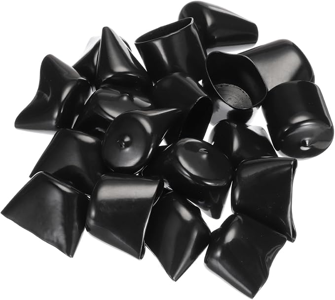 uxcell 20pcs Rubber End Caps 32mm ID Vinyl PVC Round Tube Bolt Cap Cover Screw - Image 4