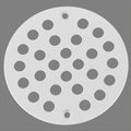 4-Inch Screw-in Shower Strainer Drain Cover Replacement Floor Strainer by vouruna