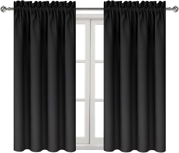DWCN Blackout Curtains Room Darkening Thermal Insulated Bedroom Curtains Window - Image 8