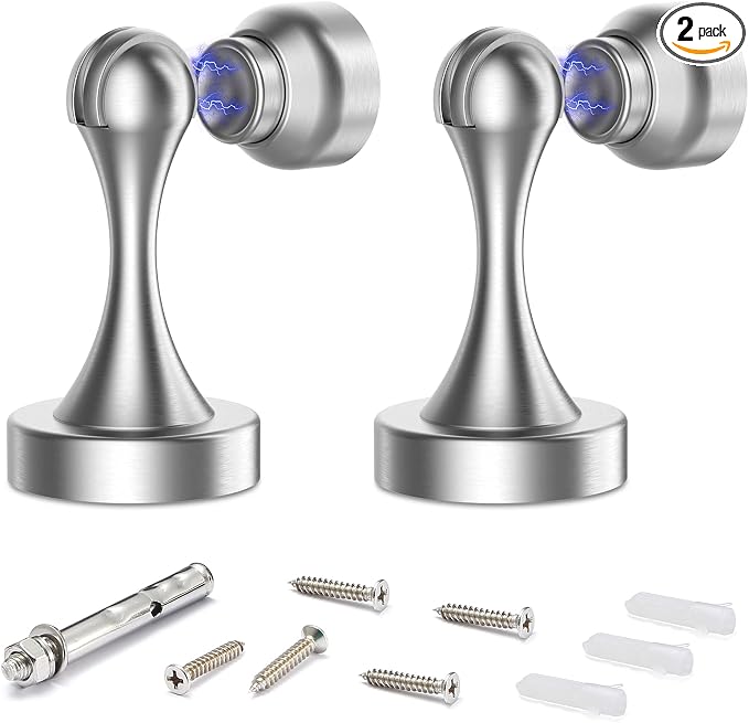 Magnetic Door Stop Stainless Steel，Door Stopper, Heavy Duty by Unknown