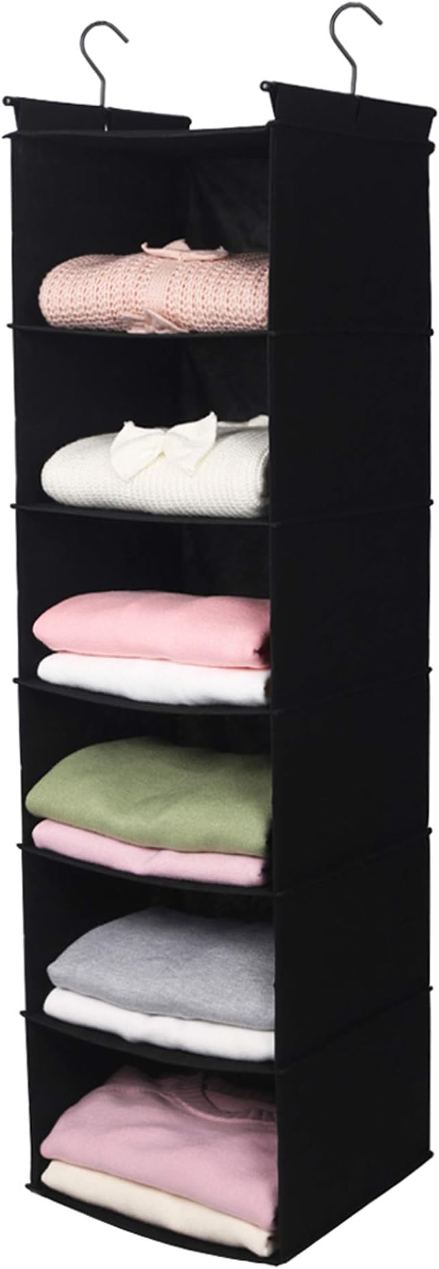 MAX Houser 6 Tier Shelf Hanging Closet Organizer, Closet Hanging Shelf by MAXHouser