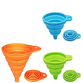 Kitchen Funnel Set – 3 Pack Silicone Funnels by Unknown