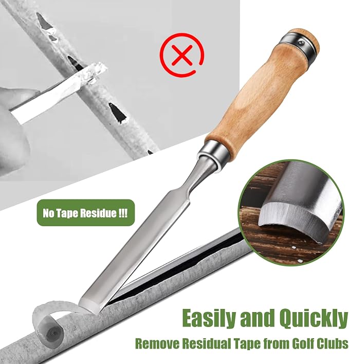 Golf Grip Removal Tool and Golf Grip Tape Removal Tool, V-Groove Grip Remover - Image 4
